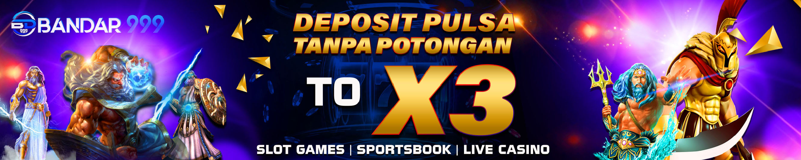 Bandar999 Deposit Pulsa Tanpa Potongan